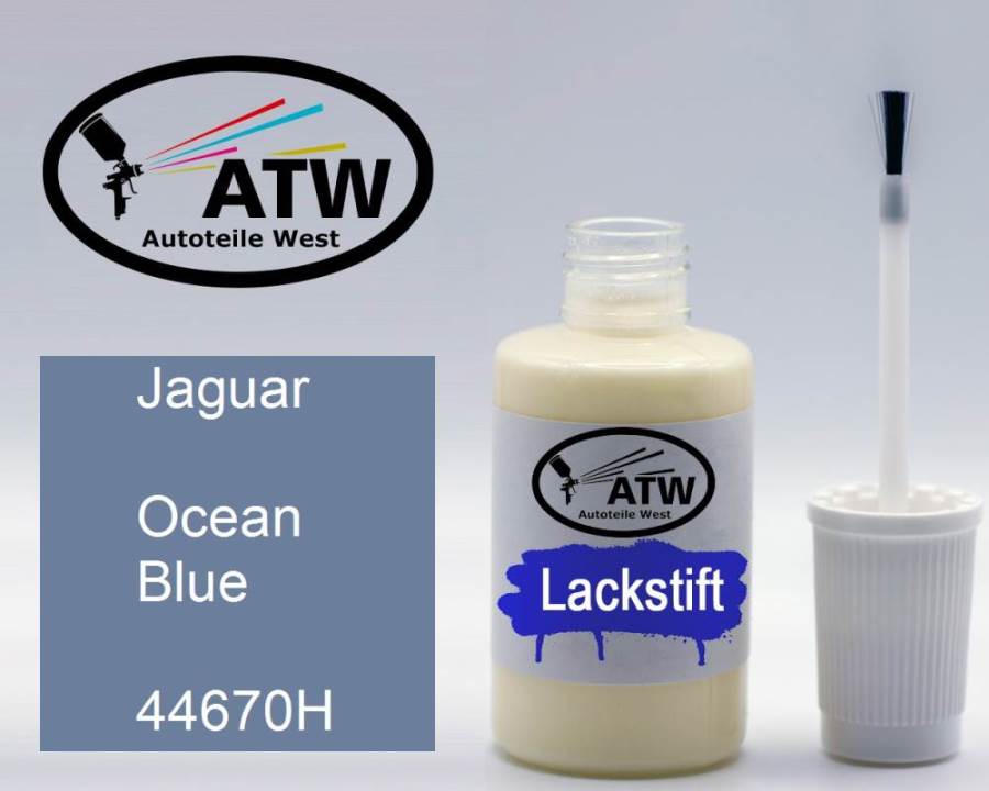 Jaguar, Ocean Blue, 44670H: 20ml Lackstift, von ATW Autoteile West.